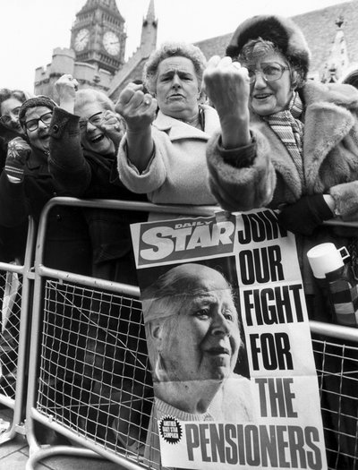 Lobby des retraités, Londres, mars 1981 - Unbekannt