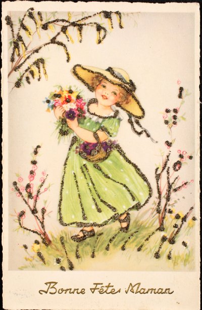 Vieille carte postale / Bonne fête des mères / Fête des mères - Unbekannt