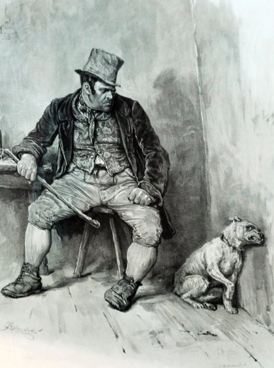 Oliver Twist, par Charles Dickens - illustration - Unbekannter Künstler