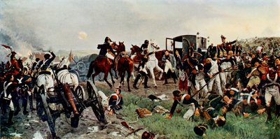 Le soir de la bataille de Waterloo - Unbekannter Künstler