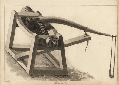 Onagre, un type de catapulte pour projeter des pierres - Unbekannt