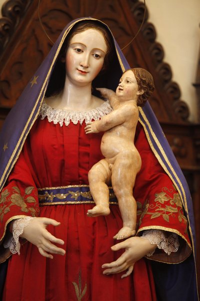 Oratorio confraternale del SS.mo Crocefisso (1714) : Vierge à l