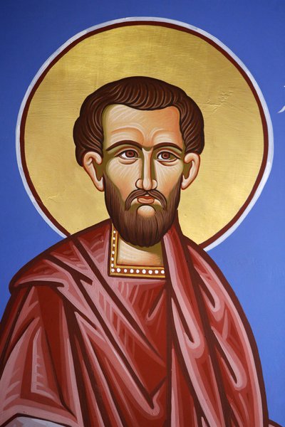 Église orthodoxe de Pedoulas : Fresque de Saint Côme, Chypre - Unbekannt