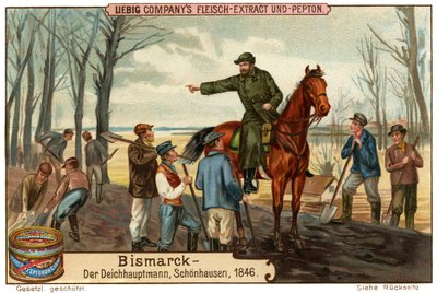 Otto von Bismarck en maître de digue en 1846 - Unbekannter Künstler
