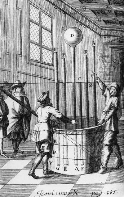 Expérience du baromètre de Torricelli - Unbekannt
