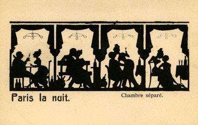 Paris la nuit, vers 1900 - Unbekannter Künstler