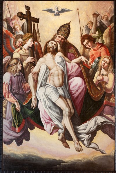 Église paroissiale (Parochiale kerk Sint-Dionysius van Lede). Intérieur. Le chœur. Une peinture. Assomption. - Unbekannter Künstler