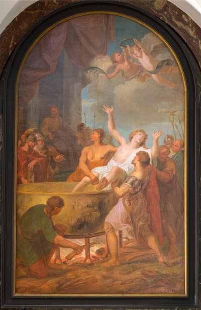 Église paroissiale (Parochiekerk Onze-Lieve-Vrouw). Intérieur. Peinture. - Unbekannter Künstler