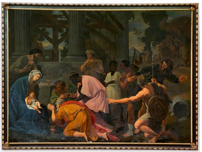 Église paroissiale Sint-Salvator. Intérieur. Peinture. Adoration des Mages. - Unbekannter Künstler