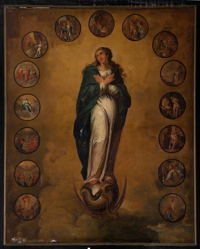 Église paroissiale (Parochiekerk Sint-Walburga). - Unbekannter Künstler