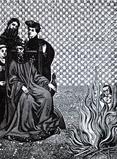 Philippe II de France condamnant les disciples du théologien français Amaury - Unbekannt