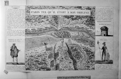 Plan de Paris à l