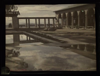 Piscine, Santa Barbara, vers 1915 - Unbekannter Künstler