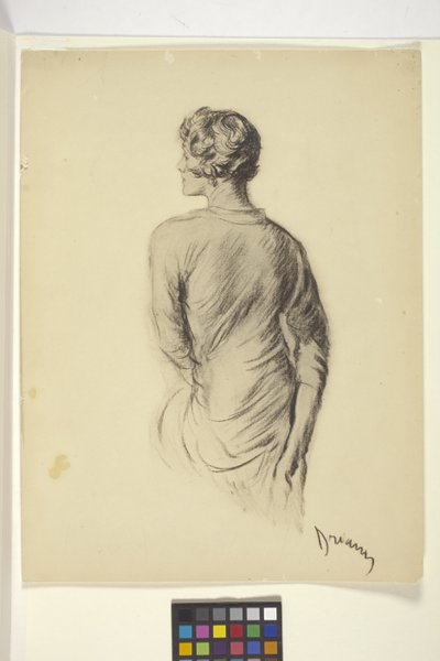 Portrait de femme - Unbekannter Künstler