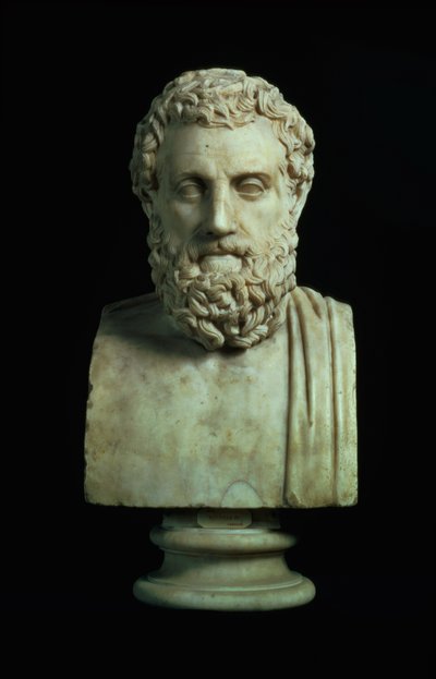Buste de Sophocle (c.496-405 av. J.-C.), copie de l