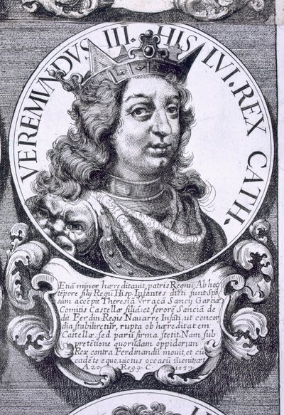 Portrait de Bermude III de León - Unbekannt