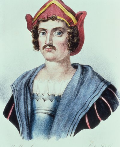 Portrait de Christophe Colomb (1441-1506) par Dolfino - Unbekannter Künstler