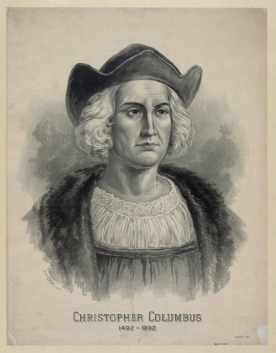 Portrait de Christophe Colomb (1451-1506), c.1892 - Unbekannt