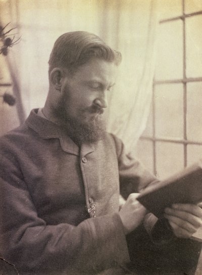 Portrait de George Bernard Shaw (1856-1950) jeune homme - Unbekannt