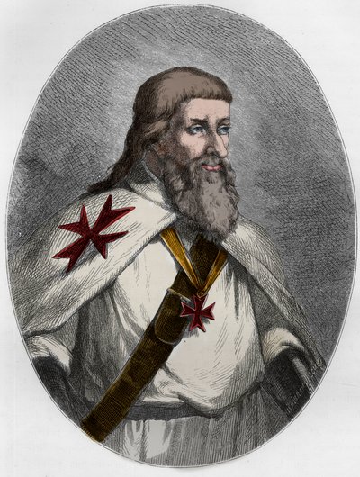 Portrait de Jacques de Molay - Unbekannt