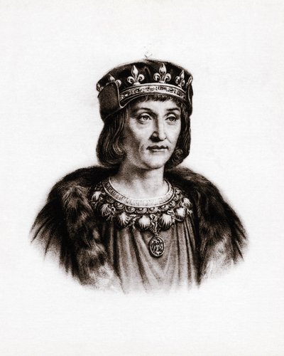 Portrait de Louis XII (1462-1515), roi de France. Gravure - Unbekannter Künstler