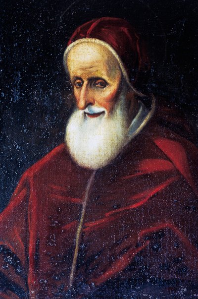 Portrait du Pape Pie V (Bosco Marengo) - Benjamin Baud