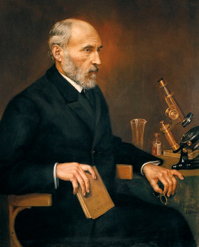 Portrait de Santiago Ramon y Cajal (1852-1934), médecin espagnol père de la neuroscience - Unbekannter Künstler