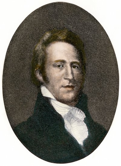 Portrait de William Clark (1770 - 1838) explorateur américain - Unbekannter Künstler