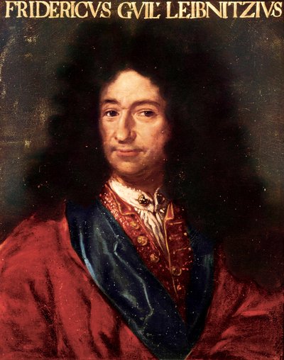 Portrait du philosophe allemand Gottfried Wilhelm Leibniz - Unbekannt
