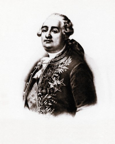 Portrait du roi de France Louis XVI (1754-1793) Gravure du 19ème siècle - Unbekannter Künstler