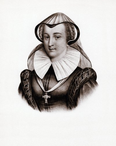 Portrait de la reine de France Marie Stuart (Marie Ière d