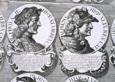 Portraits de Fruela II et Alphonse IV - Unbekannt