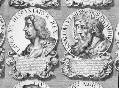 Portraits de Liuva I, Liuvigild et Hermenegild - Unbekannt