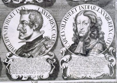 Portraits de Philippe IV et Charles II - Unbekannt