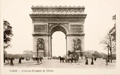 Carte postale/Arc de Triomphe de l