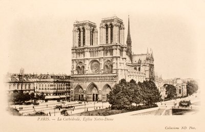 Carte postale/Notre-Dame/Paris/Seine/Île-de-France/France - William M. Timlin