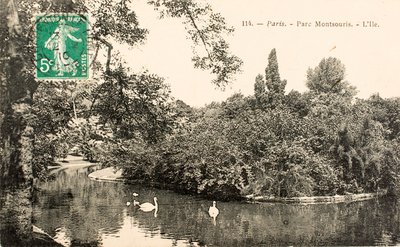 Parc Montsouris, Paris, Seine, Île-de-France, France - William M. Timlin