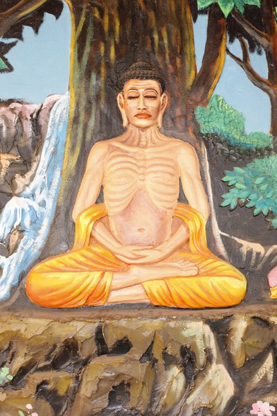 Monastère Preah Prom Rath : Vie du Bouddha : Expérience avec l