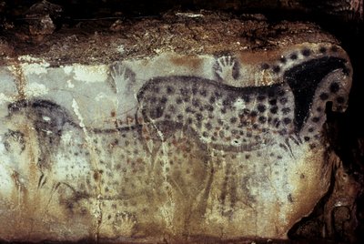 Grotte préhistorique de Pech Merle / Chevaux ponctués et mains négatives / 25 000 ans / Cabrerets / Lot / Midi-Pyrénées / France - Unbekannt