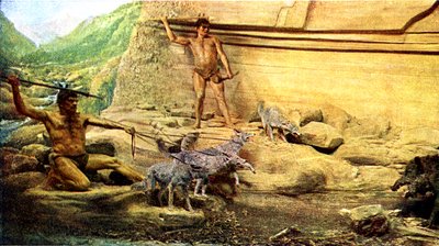 Homme préhistorique - culture azilienne - Unbekannter Künstler