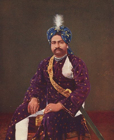 Prince Sher Zaman né en 1881; Prince et premier fils de Rasul Khan; Photo prise au début des années 1900; Junagadh; Gujarat; Inde - Unbekannter Künstler
