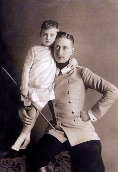 Prince Guillaume de Hohenzollern (1882-1951) alias Prince héritier, fils de l