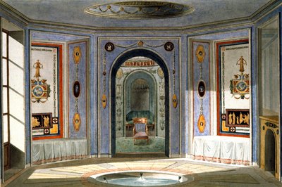 Projet pour une salle de bain sous le Directoire, fin du 18e siècle - Unbekannter Künstler