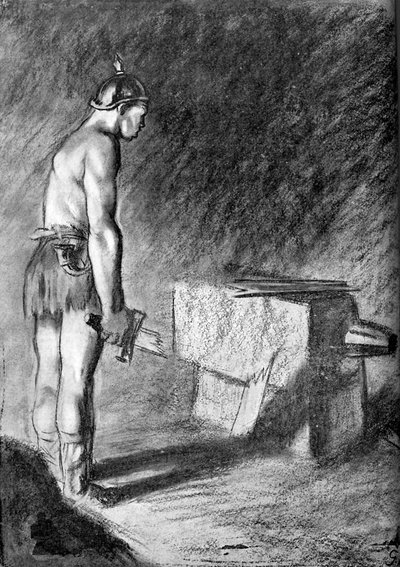 Faiblesse militaire prussienne - Caricature de la Première Guerre mondiale - Unbekannter Künstler