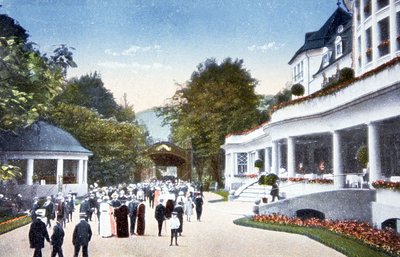 Bains de radium de Kreuzbad, vers 1910 (carte postale) - Unbekannter Künstler