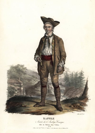 Raffile en Michau dans Coelina de René Charles Guilbert de Pixérécourt, Ambigu Comique - Unbekannter Künstler