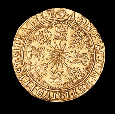 Rare pièce, Angleterre, or Spur Ryal, rose Tudor sur éperon - Unbekannter Künstler