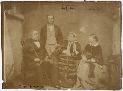 Robert Stephenson, ingénieur mécanique et civil anglais, et sa famille, vers les années 1850 - Unbekannt