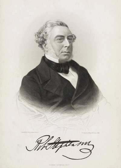 Robert Stephenson, ingénieur mécanique et civil anglais, vers 1850 - Unbekannt