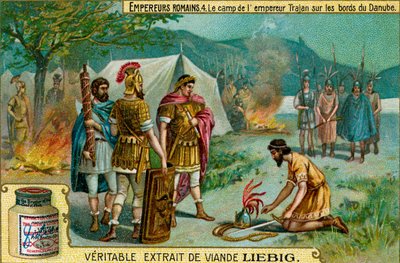 Empereurs romains - carte de collection Liebig Meat Extract - Unbekannter Künstler